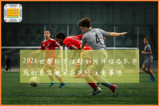 2026世界杯下注时如何评估各队夺冠的真实概率和风险注意事项