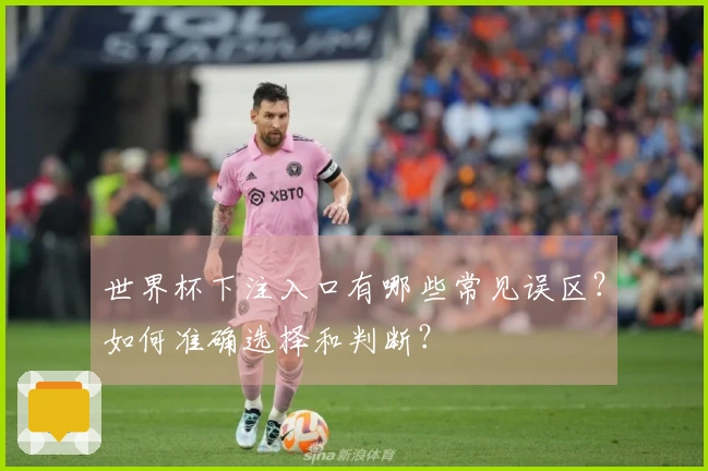 世界杯下注入口有哪些常见误区？如何准确选择和判断？