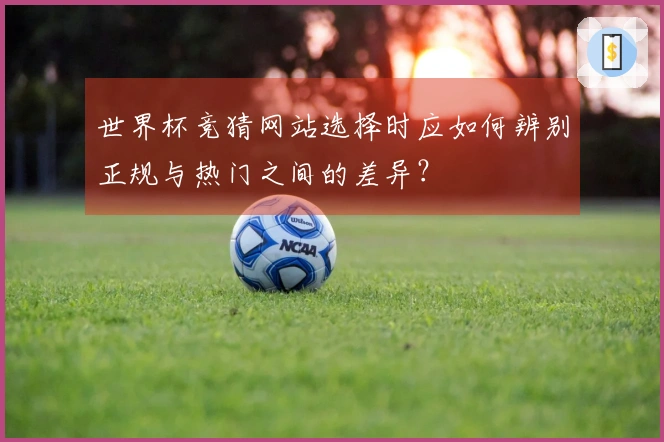 世界杯竞猜网站选择时应如何辨别正规与热门之间的差异？