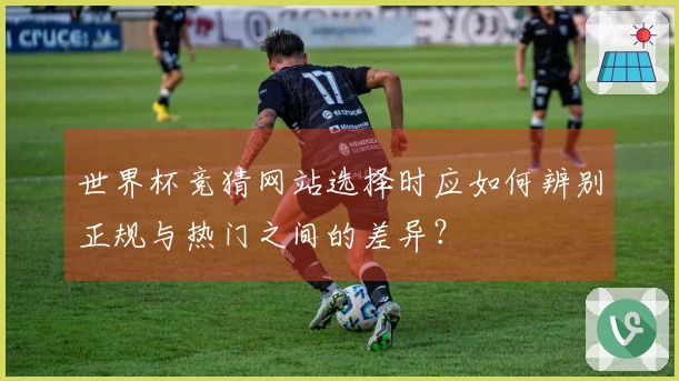 世界杯竞猜网站选择时应如何辨别正规与热门之间的差异？